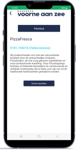 Gemeente app lokale horeca info