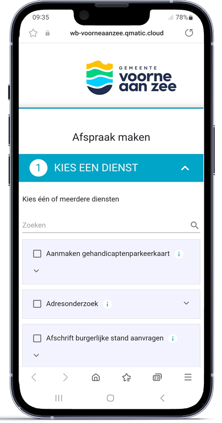 Gemeenteapp afspraak maken