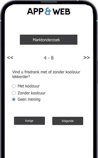 Marktonderzoek vraag 4