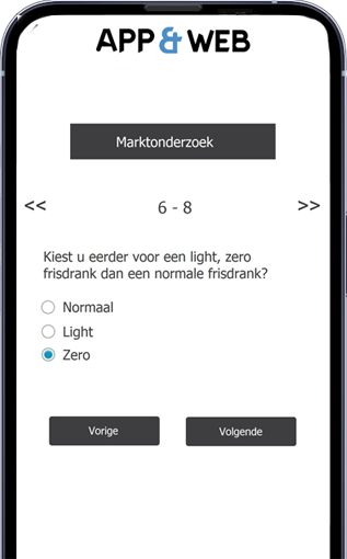 Marktonderzoek vraag 6