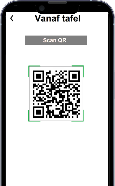 restaurant app qr code scannen