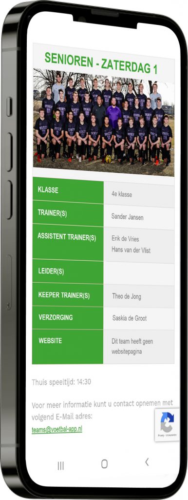 Voetball app introductie