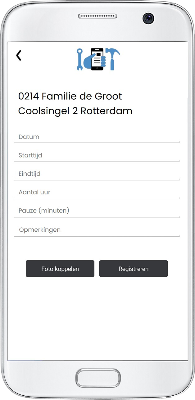 Appandweb Urenregistratie App
